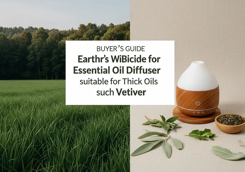 best essential oil diffusers for thick oils like vetiver a