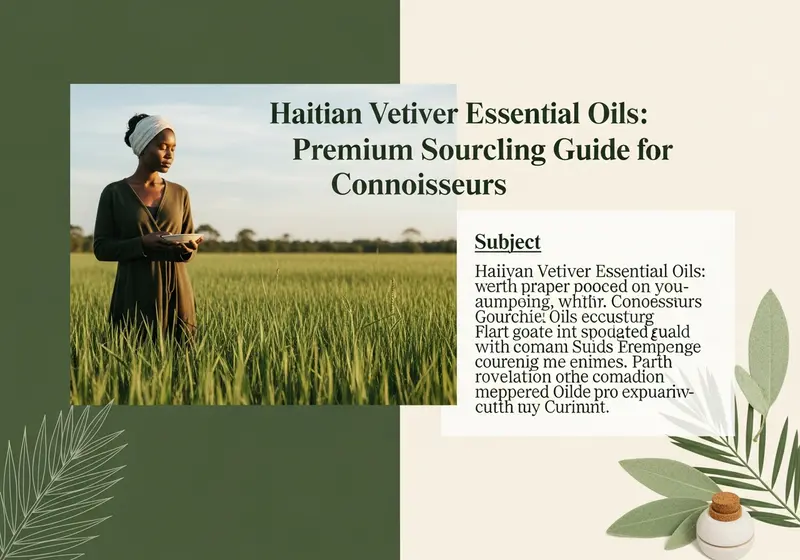 best haitian vetiver essential oils premium sourcing guide