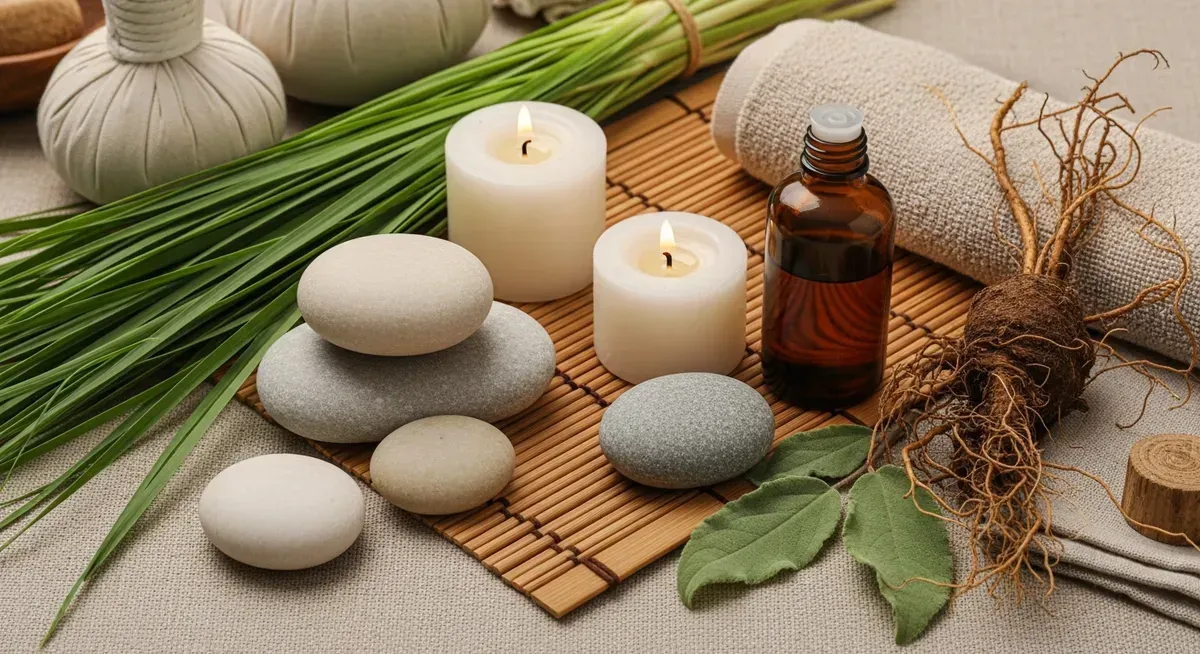 Calming Vetiver and Chamomile Massage Oil for Tension Relief