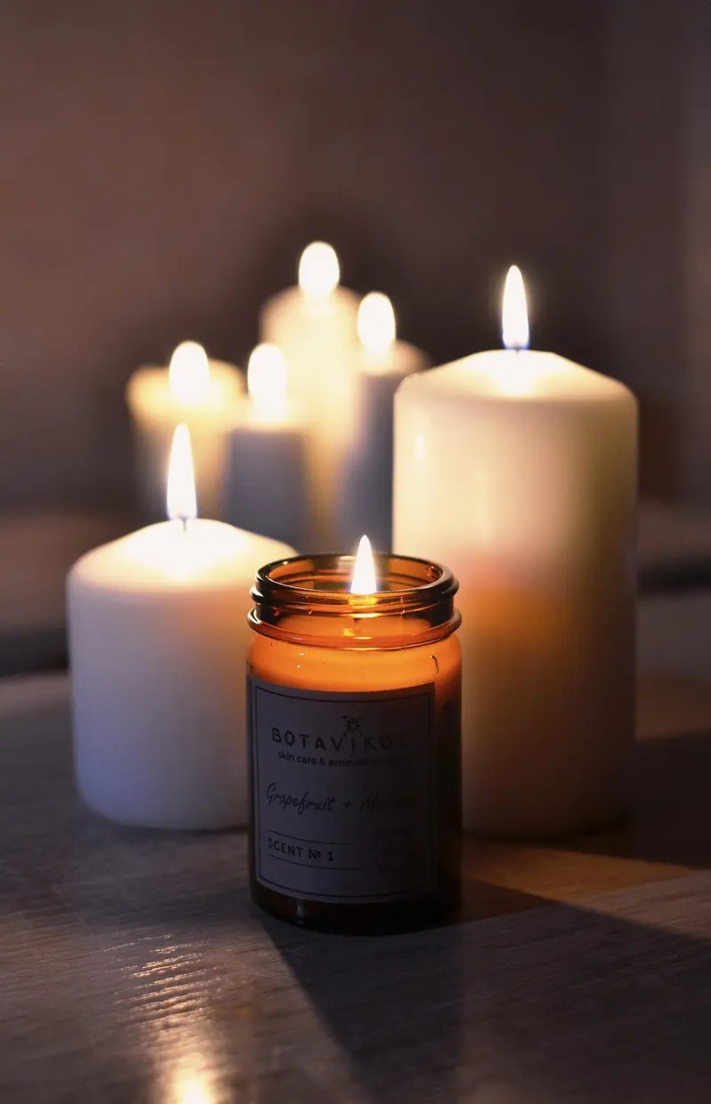 calming vetiver and chamomile massage oil for tension relief