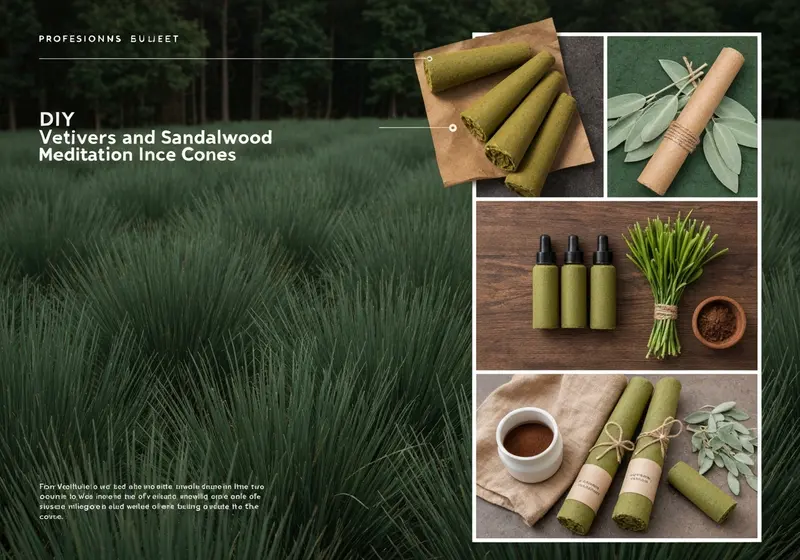 diy vetiver and sandalwood meditation incense cones
