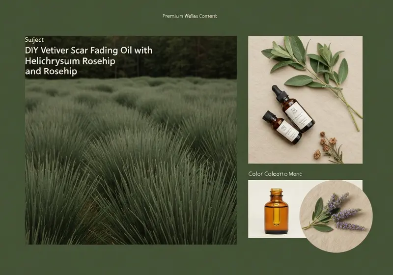 diy vetiver scar fading oil with helichrysum and rosehip