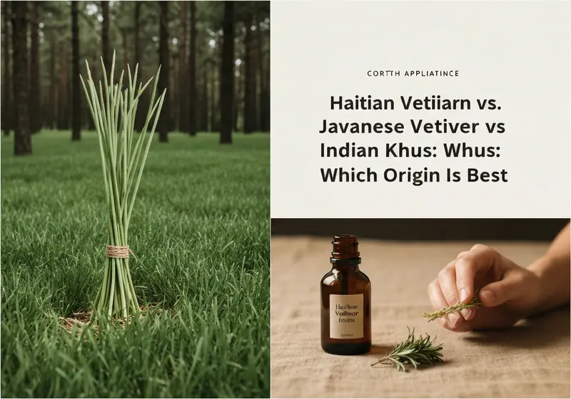 haitian vetiver vs javanese vetiver vs indian khus which