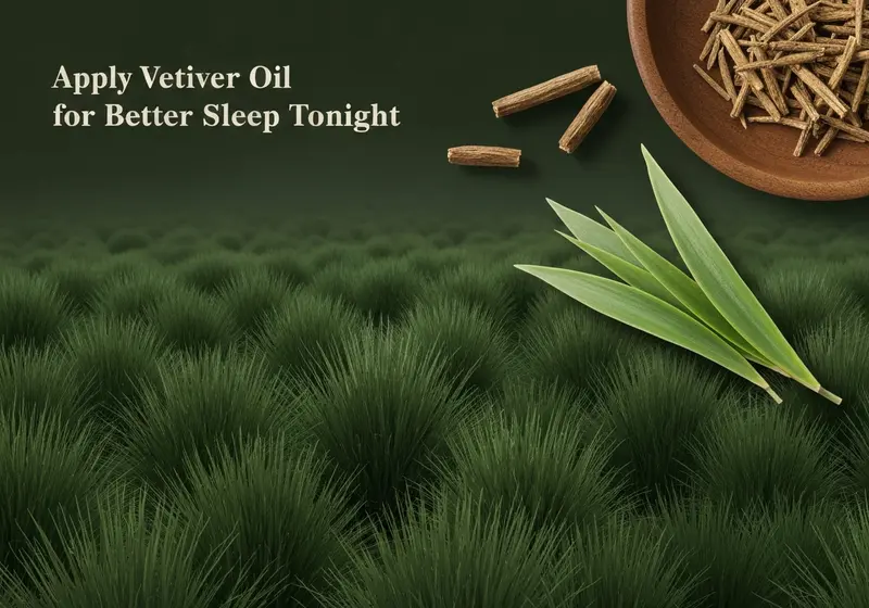 how to apply vetiver oil for better sleep tonight