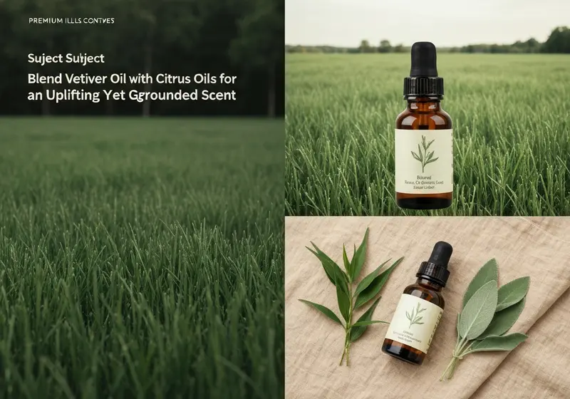 how to blend vetiver oil with citrus oils for an uplifting