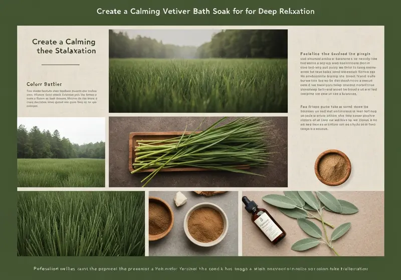 how to create a calming vetiver bath soak for deep
