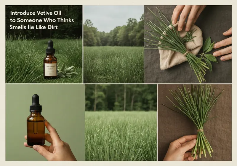 how to introduce vetiver oil to someone who thinks it