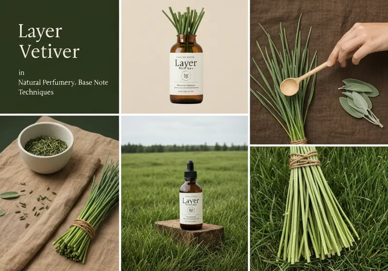 how to layer vetiver in natural perfumery base note