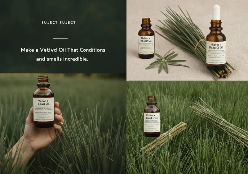 how to make a vetiver beard oil that conditions and smells