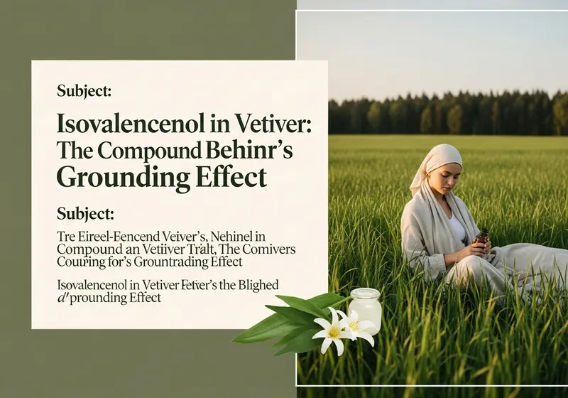 isovalencenol in vetiver the compound behind vetivers