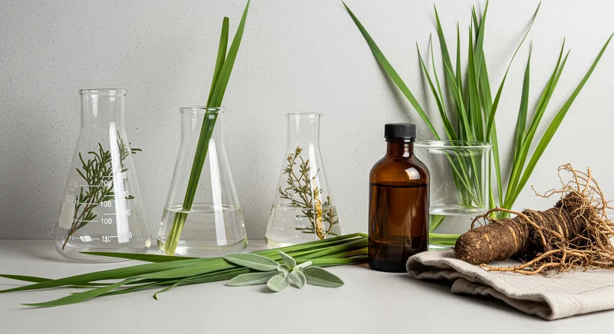 The Science of Vetiver: Chemical Constituents, Therapeutic Properties, and Clinical Evidence