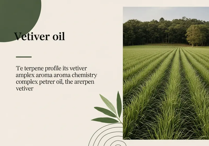 the terpene profile of vetiver oil a deep dive into its